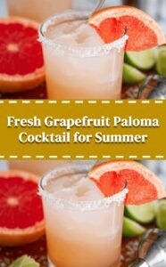 Fresh Grapefruit Paloma Cocktail Recipe