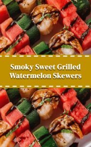 Grilled Watermelon Skewers