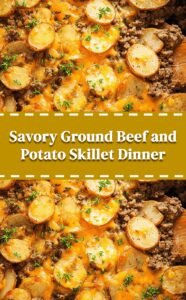 Hearty Ground Beef and Potato Skillet
