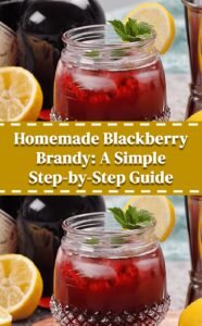 Homemade Blackberry Brandy Recipe