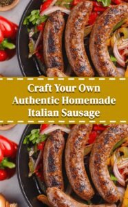 Homemade Italian Sausage Recipe