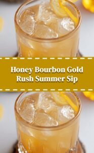 Honey Bourbon Gold Rush Cocktail Delight