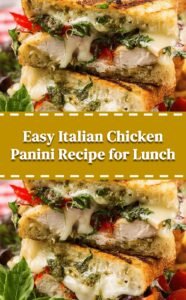Italian Chicken Panini Delight