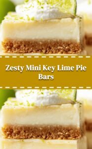 Key Lime Pie Bar Bites