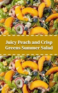 Peach Summer Salad Delight