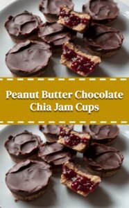 Peanut Butter Chocolate Chia Jam Bites