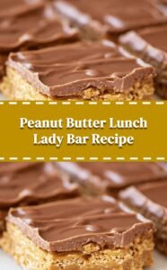 Peanut Butter Lunch Lady Bars