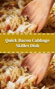 Quick Bacon Cabbage Skillet