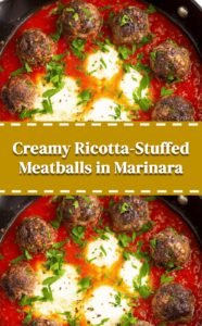 Ricotta-Stuffed Meatball Delight