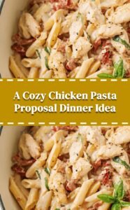 Romantic Chicken Pasta Proposal