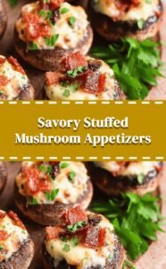 Savory Stuffed Mushroom Bites