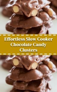 Slow Cooker Chocolate Candy Clusters