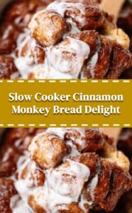 Slow Cooker Cinnamon Sugar Monkey Bread