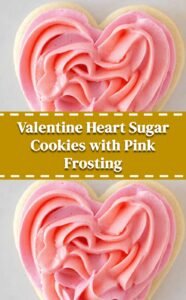Soft Chewy Valentine Heart Sugar Cookies