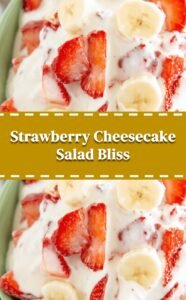 Strawberry Cheesecake Delight Salad