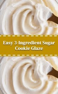 Sweet Sugar Cookie Frosting Glaze