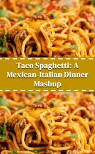 Taco Spaghetti Fusion Dish