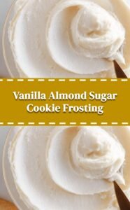Vanilla Almond Sugar Cookie Frosting