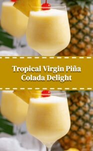 Virgin Piña Colada Mocktail Magic